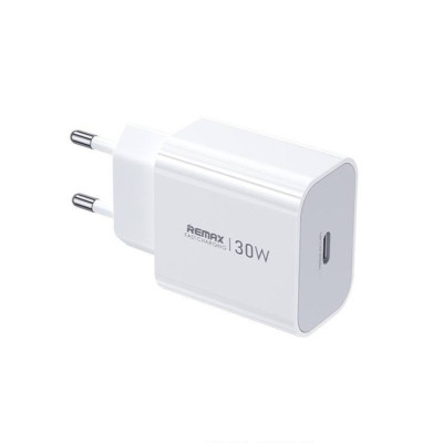 Мережевий зарядний пристрій REMAX Huiying GaN Fast Charging Charger CA09(C30W) EU-white Мережевий зарядний пристрій REMAX Huiying GaN Fast Charging Charger CA09(C30W) EU-white