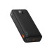 Зовнішній акумулятор Baseus Airpow Fast Charge Power Bank 20000mAh 20W  Cluster Black (With Simple Series Containing universal USB to Type-C 50cm Blac