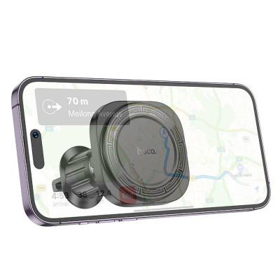 Автотримач для телефона HOCO H28 Rainbow ring magnetic car holder(air outlet) Black Автотримач для телефона HOCO H28 Rainbow ring magnetic car holder(air outlet) Black