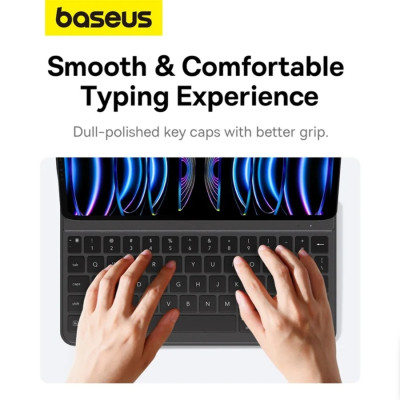 Клавіатура Baseus Brilliance Series Magnetic Keyboard Case for Pad Mini 6 8.3″ Cluster Black (with Simple Series Type-C Cable) Клавіатура Baseus Brilliance Series Magnetic Keyboard Case for Pad Mini 6 8.3″ Cluster Black (with Simple Series Type-C Cable)