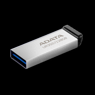 Флеш-накопичувач ADATA USB 3.2 UR 350 128Gb Silver/Black