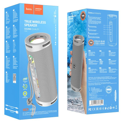 Портативна колонка HOCO HC9 Dazzling pulse sports BT speaker Grey Портативна колонка HOCO HC9 Dazzling pulse sports BT speaker Grey