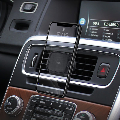 Автотримач для телефона HOCO CA65 Sagittarius series air outlet magnetic car holder Black Автотримач для телефона HOCO CA65 Sagittarius series air outlet magnetic car holder Black