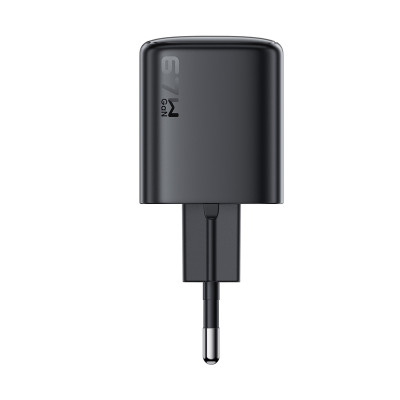 Мережевий зарядний пристрій ACEFAST A134 PD67W mini GaN USB-C fast charger Black