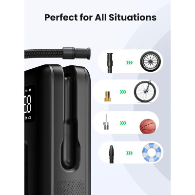 Автомобільний насос UGREEN CD259 Portable Tire Inflator Автомобільний насос UGREEN CD259 Portable Tire Inflator