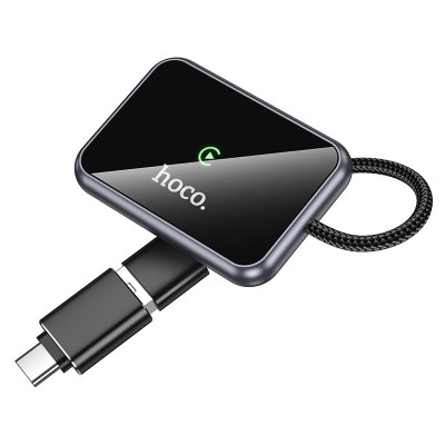 Адаптер HOCO HU1 Way car wireless CarPlay adapter Metal Gray