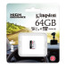 Карта пам'яті microSDXC (UHS-1 U1) Kingston Endurance 64Gb class 10 А1 (R95MB/s, W30MB/s) Карта пам'яті microSDXC (UHS-1 U1) Kingston Endurance 64Gb class 10 А1 (R95MB/s, W30MB/s)