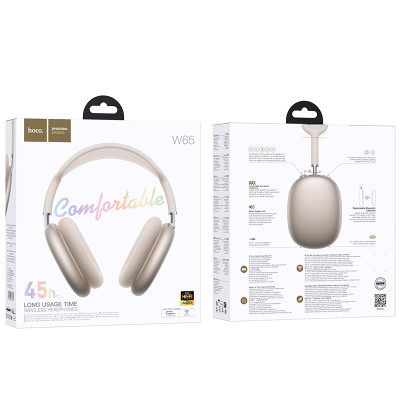 Бездротові накладні навушники HOCO W65 Happy BT headphones Star Color Бездротові накладні навушники HOCO W65 Happy BT headphones Star Color