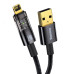Кабель Baseus Explorer Series Auto Power-Off Fast Charging Data Cable USB to IP 2.4A 2m Black