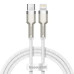 Кабель Baseus Cafule Series Metal Data Cable Type-C to iP PD 20W 1m White