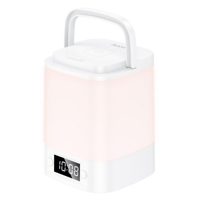 Светильник HOCO HX15 1.5W. 1200 mAh. Smart clock night light White Светильник HOCO HX15 1.5W. 1200 mAh. Smart clock night light White
