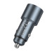 Автомобільний зарядний пристрій HOCO Z60 Bloom 48W dual-port PD30W+QC3.0 multi-protocol car charger Metal Gray Автомобільний зарядний пристрій HOCO Z60 Bloom 48W dual-port PD30W+QC3.0 multi-protocol car charger Metal Gray