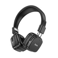 Бездротові накладні навушники HOCO W56 Earl BT headphones Black Бездротові накладні навушники HOCO W56 Earl BT headphones Black