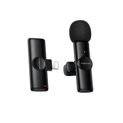 Бездротова мікрофонна система BOROFONE BFK16 Winner (Lightning) Black