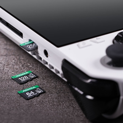 Карта пам'яті microSDXC (UHS-1 U3) A-DATA SPEED PLUS 128Gb Class 10 V30 A2 (R-180Mb/s W160Mb/s) (adapter SD)