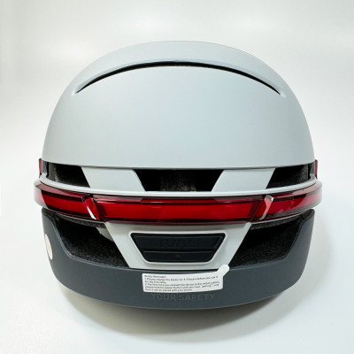 Захисний шолом Livall BH51M NEO (L) Sandstone Grey (57-61см), акустика, мікрофон, сигнали поворотів та стопів, додаток, пульт BR80, Bluetooth