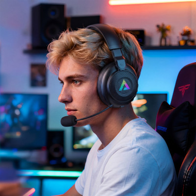 Навушники ігрові ACEFAST H15 gaming wireless headset Black Навушники ігрові ACEFAST H15 gaming wireless headset Black