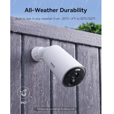 IP-камера відеоспостереження Baseus Security B1 Outdoor Camera 2K White