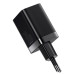 Мережевий зарядний пристрій Baseus Super Si Pro Quick Charger C+U 30W EU Black