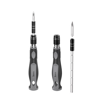 Набір викруток HOCO UT10 32-in-1 screwdriver set gray and black Набір викруток HOCO UT10 32-in-1 screwdriver set gray and black