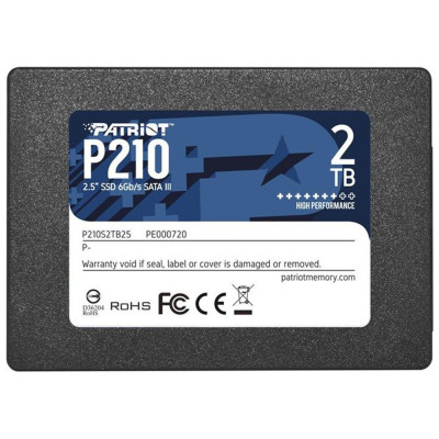 Накопичувач SSD Patriot P210 2TB 2.5 Накопичувач SSD Patriot P210 2TB 2.5