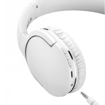 Бездротові накладні навушники Baseus Encok Wireless headphone D02 Pro White
