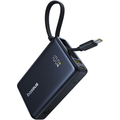 Зовнішній акумулятор Baseus PicoGo Digital Display Power Bank 10000mAh 45W Cosmic Black