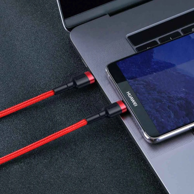 Кабель Baseus Cafule USB Cable Type-C-Type-C 3A 1m Red Кабель Baseus Cafule USB Cable Type-C-Type-C 3A 1m Red