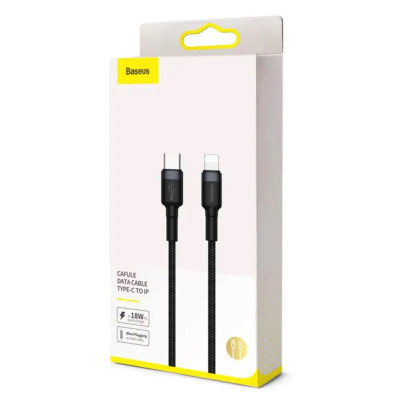 Кабель Baseus Cafule Cable Type-C to iP PD 20W 1m Red+Black Кабель Baseus Cafule Cable Type-C to iP PD 20W 1m Red+Black