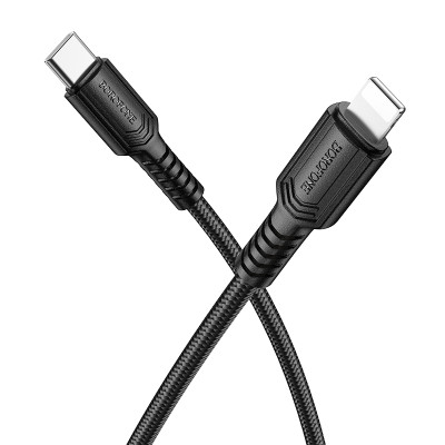 Кабель BOROFONE BX116 Certain PD charging data cable iP Black Кабель BOROFONE BX116 Certain PD charging data cable iP Black