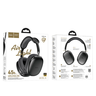 Бездротові накладні навушники HOCO W35 Air Triumph BT headset Black Бездротові накладні навушники HOCO W35 Air Triumph BT headset Black