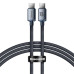 Кабель Baseus Crystal Shine Series Fast Charging Data Cable Type-C to Type-C 100W 1.2m Black Кабель Baseus Crystal Shine Series Fast Charging Data Cable Type-C to Type-C 100W 1.2m Black