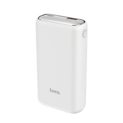 Зовнішній акумулятор HOCO Q1A Kraft fully compatible power bank(20000mAh) White Зовнішній акумулятор HOCO Q1A Kraft fully compatible power bank(20000mAh) White