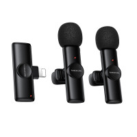 Бездротова мікрофонна система BOROFONE BFK16A Winner dual-mic (Lightning) Black Бездротова мікрофонна система BOROFONE BFK16A Winner dual-mic (Lightning) Black