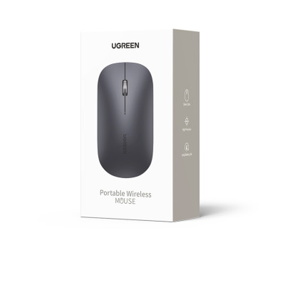 Маніпулятор миша бездротова UGREEN MU001 Portable Wireless Mouse Green