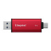 Портативний SSD Kingston Dual USB-A/C 1TB Dual Portable 1050MB/s USB 3.2 Gen 2 Red/Black