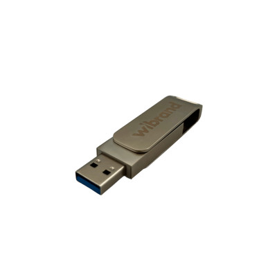 Портативний SSD Wibrand Wolf 2TB USB 3.2 Gen.2 Type-C/Type-A Read/Write 1000MB/s Silver