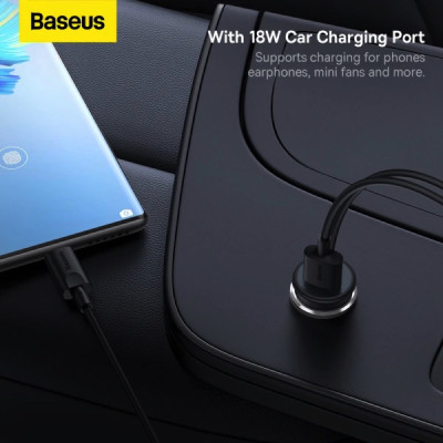 Автотримач для телефона з БЗП Basues CW01  Magnetic Wireless Charging Car Mount 40W Claw Edition Cluster Black