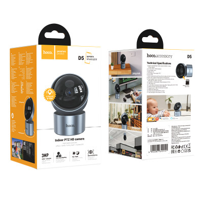 IP-камера відеоспостереження HOCO D5 Indoor PTZ HD camera EU