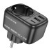 Мережевий фільтр BOROFONE BAC14 Wide 1-socket wall outlet (1C2A) (EU/GER) Black Мережевий фільтр BOROFONE BAC14 Wide 1-socket wall outlet (1C2A) (EU/GER) Black