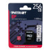 Карта пам'яті microSDXC (UHS-1 U3) Patriot EP Series 256Gb class 10 V30 (R-100MB/s, W-80MB/s) (adapter SD) Карта пам'яті microSDXC (UHS-1 U3) Patriot EP Series 256Gb class 10 V30 (R-100MB/s, W-80MB/s) (adapter SD)