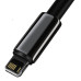 Кабель Baseus Tungsten Gold Fast Charging Data Cable USB to iP 2.4A 2m Black Кабель Baseus Tungsten Gold Fast Charging Data Cable USB to iP 2.4A 2m Black