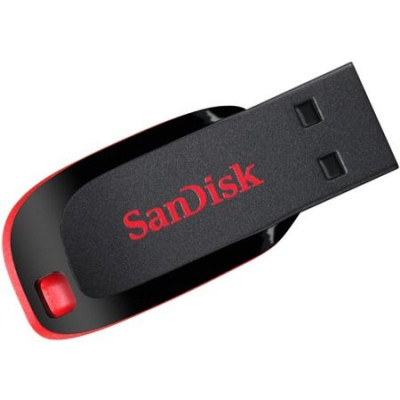 Флеш-накопичувач SanDisk USB 2.0 Cruzer Blade 32Gb Black/Red