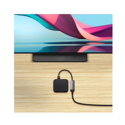 USB-Хаб Baseus Lite Series Ethernet Adapter USB-A to RJ45 LAN Port (100Mbps) Black USB-Хаб Baseus Lite Series Ethernet Adapter USB-A to RJ45 LAN Port (100Mbps) Black