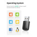 WI-FI-адаптер UGREEN CM448 AC650 11ac Dual-Band Wireless USB Adapter(UGR-20204)