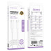 Кабель BOROFONE BX117 Source 60W charging data cable C to C White Кабель BOROFONE BX117 Source 60W charging data cable C to C White