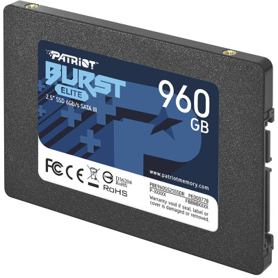 Накопичувач SSD Patriot Burst Elite 960GB 2.5 Накопичувач SSD Patriot Burst Elite 960GB 2.5