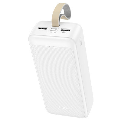 Зовнішній акумулятор HOCO J111B Smart charge power bank(30000mAh) White