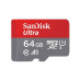 Карта пам'яті microSDXC (UHS-1) SanDisk Ultra 64Gb class 10 A1 (140Mb/s) (adapter SD)