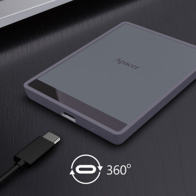 Портативний SSD Apacer AS724 2TB USB 3.2 Gen.2 Type-C Read/Write 500MB/s Mauve